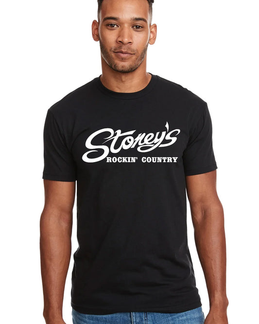 Stoney's Rockin' Country Short Sleeve Black T-Shirt